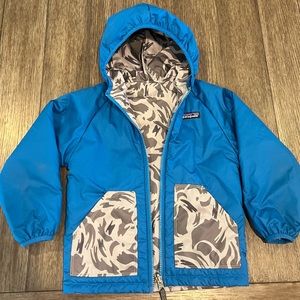 Patagonia reversible puff-ball jacket